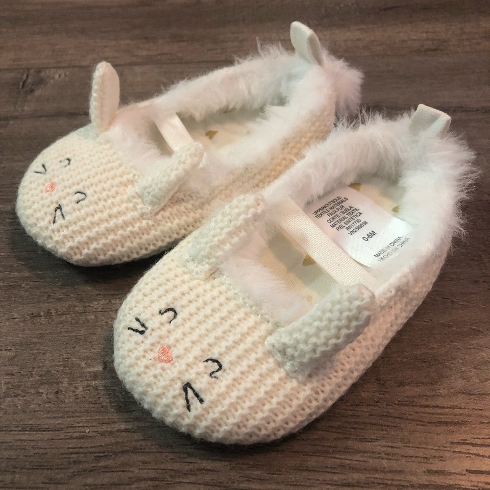 Target Baby Girl Rabbit Slippers 0-6 Months